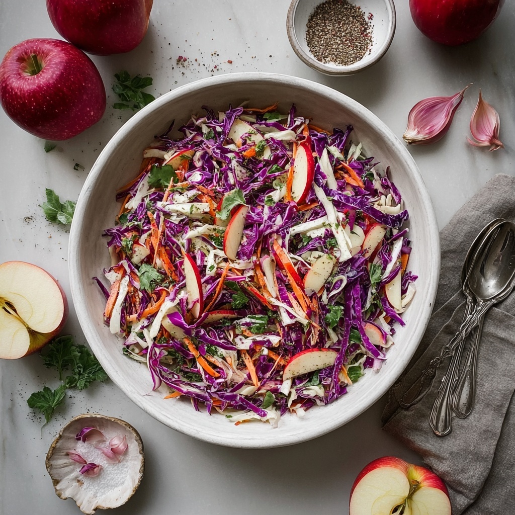 Apple Cabbage Coleslaw with Pecans Recipe - Recipe Image