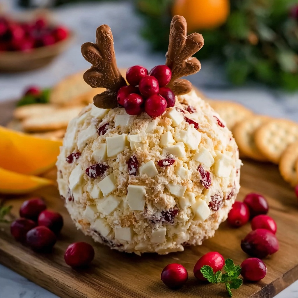 Reindeer Cheese Ball Recipe - Recipe Image