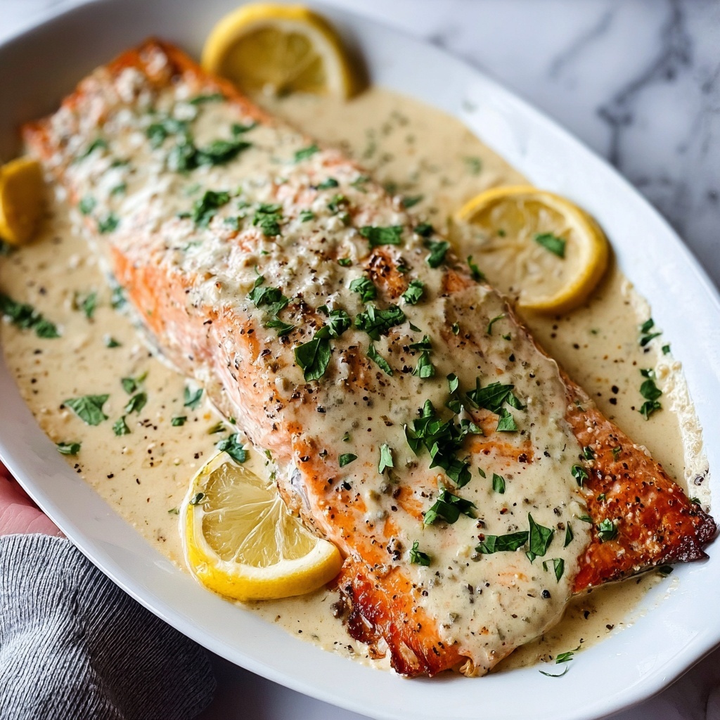 Baked Boursin Salmon Recipe - Recipe Image