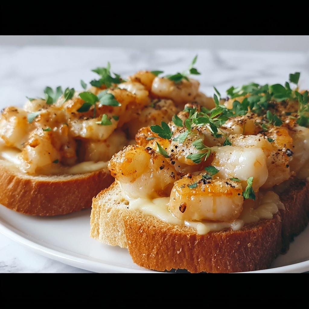 Crab Alfredo-Stuffed Garlic Bread Boats Recipe - Recipe Image