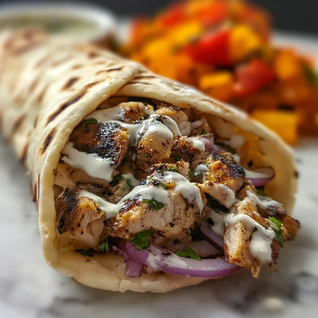 Homemade Chicken Shawarma Recipe - Recipe Image