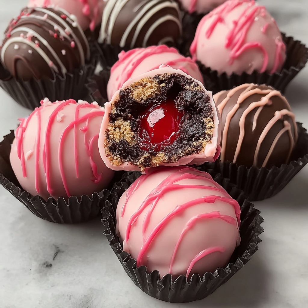 Cherry Mash Truffles Recipe - Recipe Image