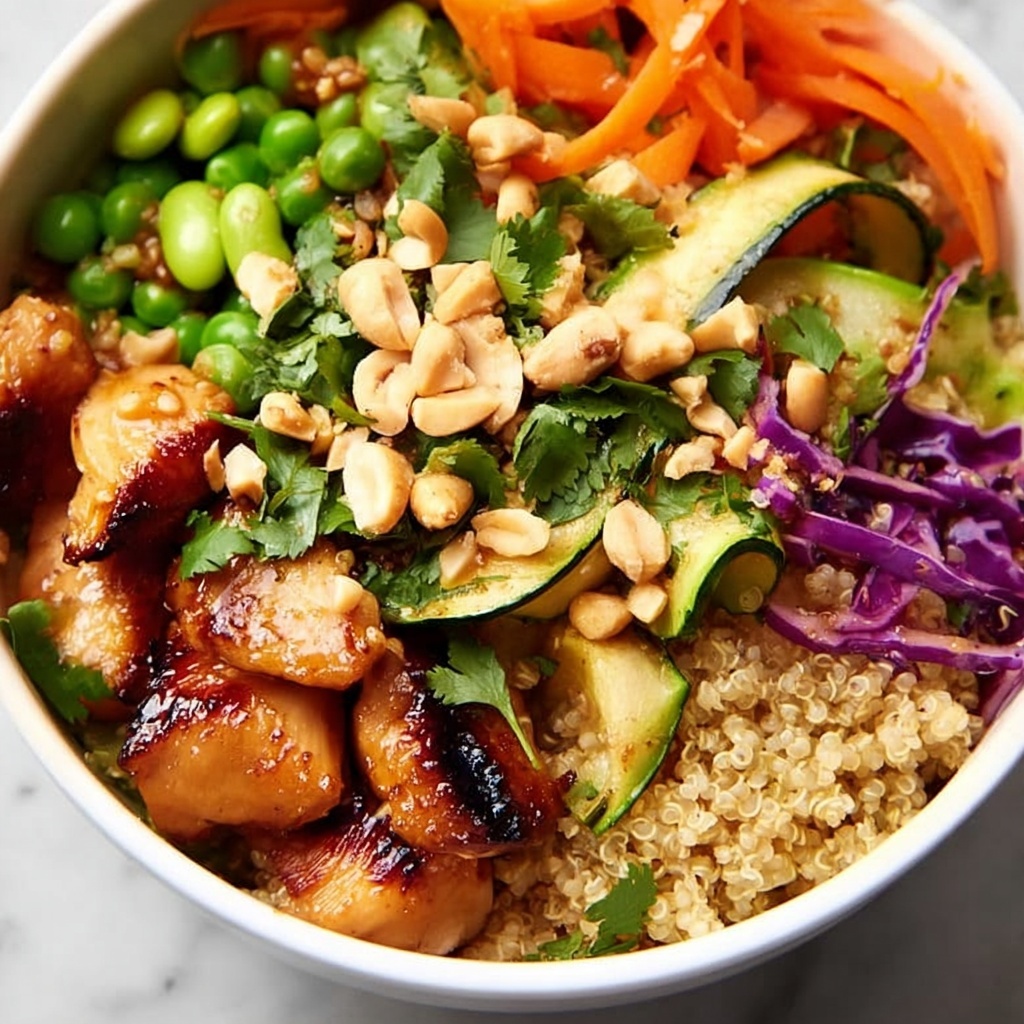 Healthy Thai Coconut Quinoa Bowls Recipe - Recipe Image