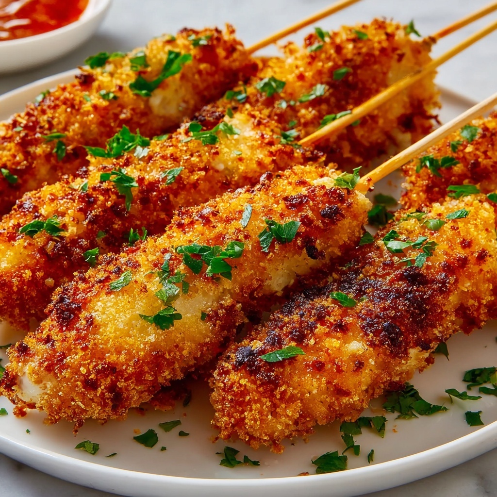 Breaded Chicken Skewers Recipe - Recipe Image