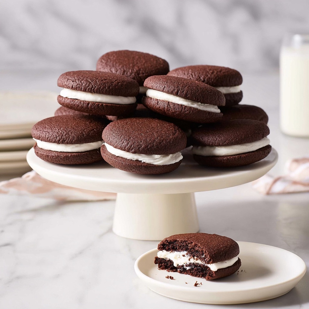 Chocolate Marshmallow Whoopie Pies Recipe - Recipe Image