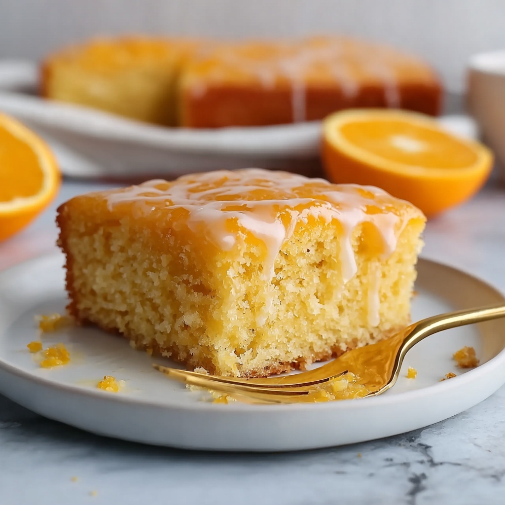 Orange Jello Cake Recipe - Recipe Image