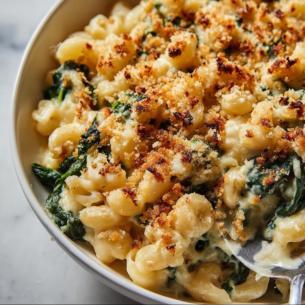 Swiss Chard and Roasted Garlic Mac and Cheese Recipe - Recipe Image