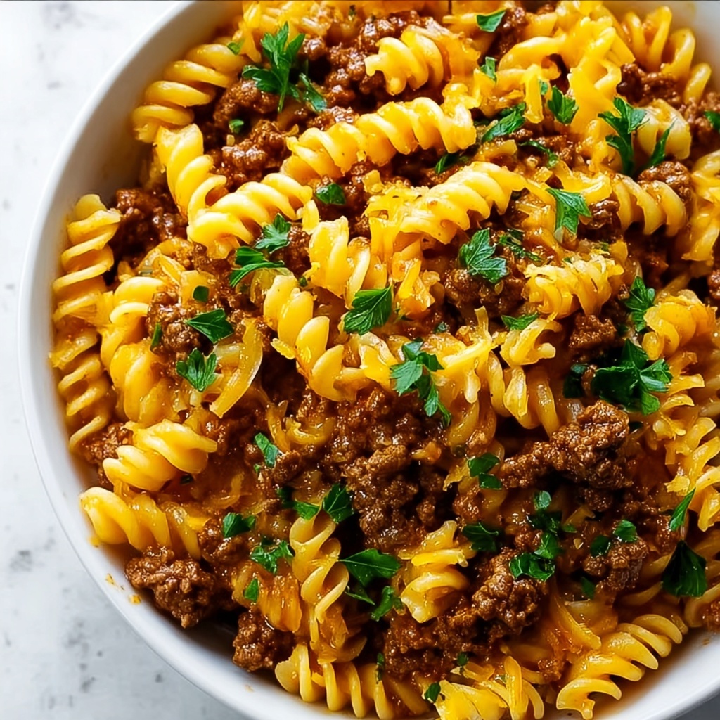 Quick Sloppy Joe Pasta Casserole Recipe - Recipe Image