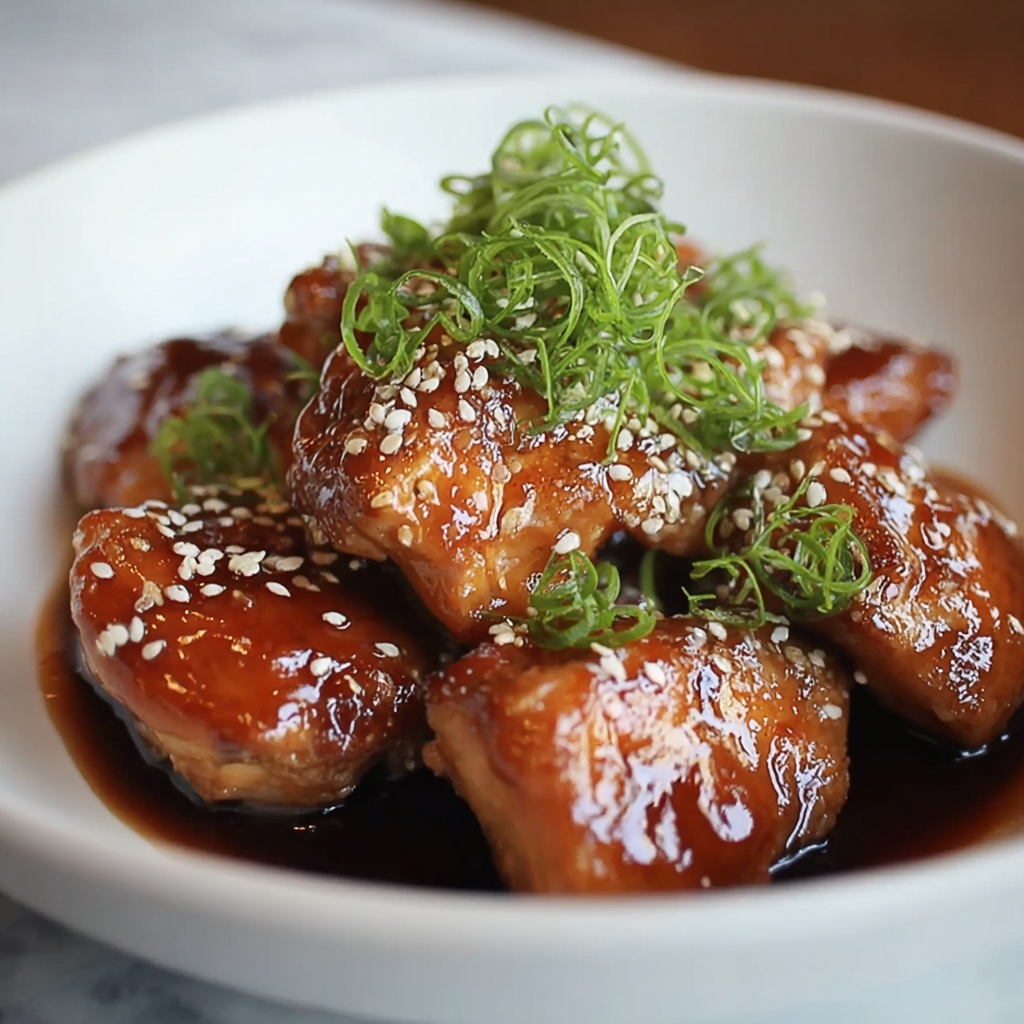 Slow Cooker Honey Garlic Chicken Recipe - Recipe Image