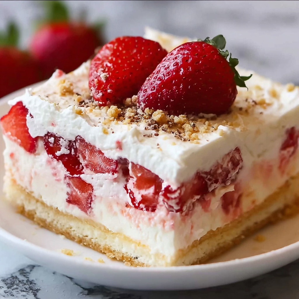 Strawberry Lasagna Recipe - Recipe Image
