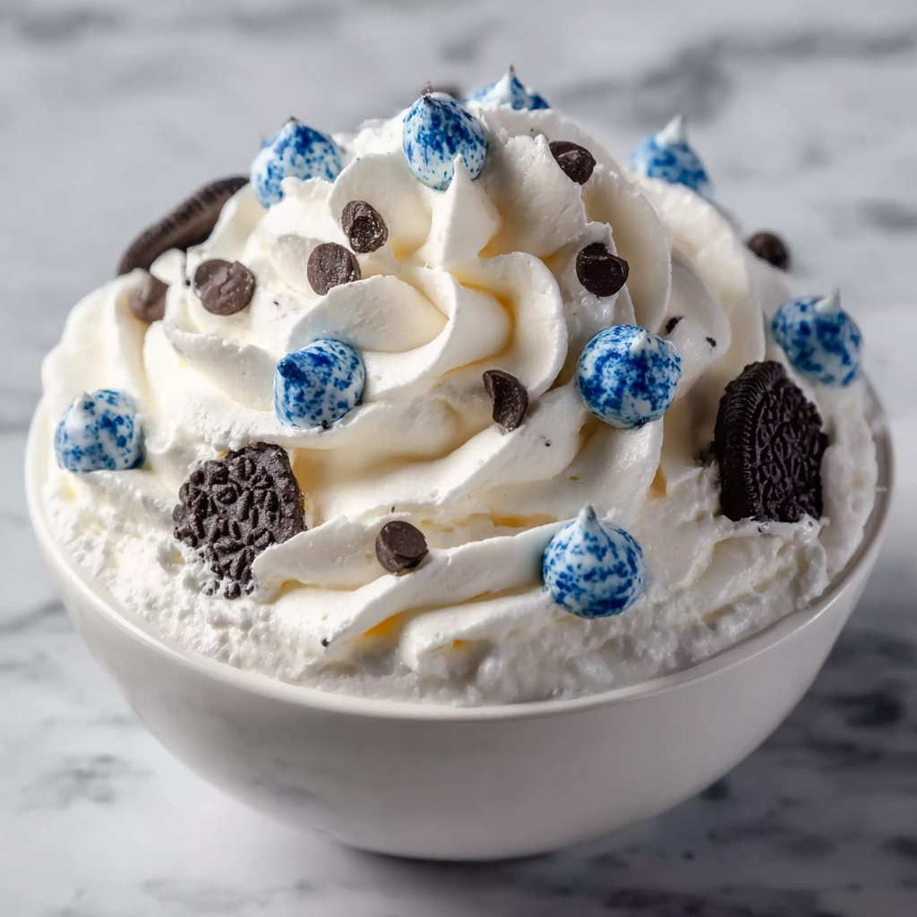 Cookie Monster Fluff Recipe - Recipe Image
